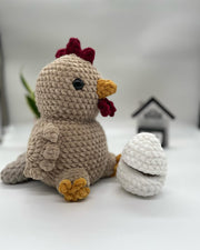 Crochet Chicken Family Pattern Set