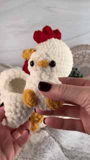 Crochet Chicken Family Pattern Set